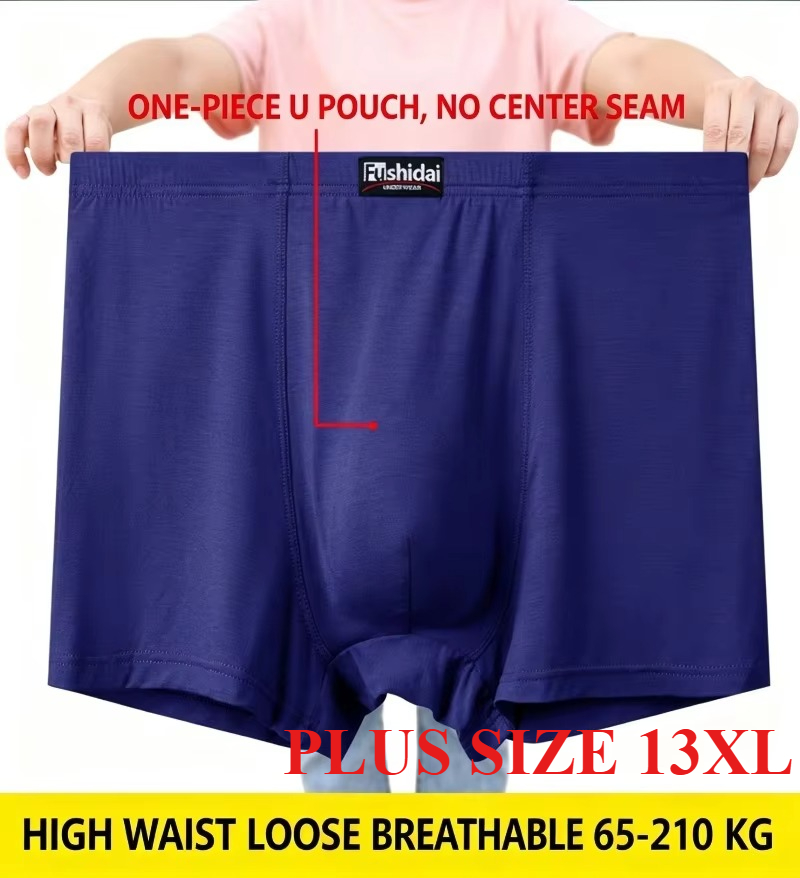 Boxer Shorts Modal - 13XL Big and Tall Men Boxer