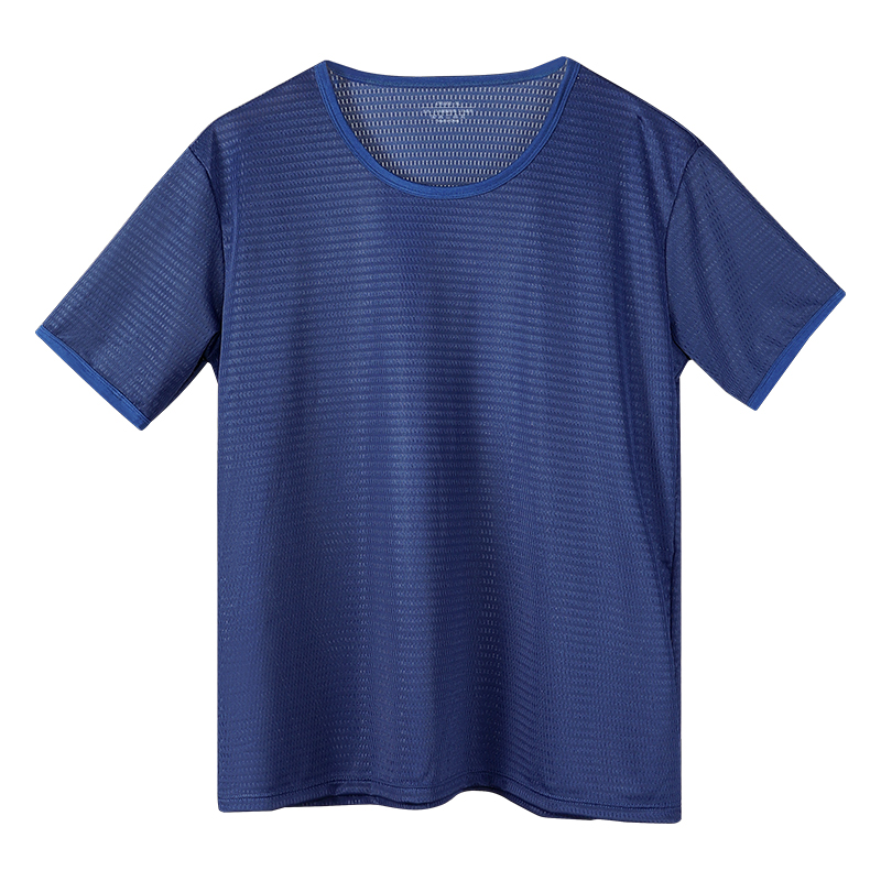 Men's Ice Silk Seamless T-Shir - огляд і ціна Undershirt Crew Neck