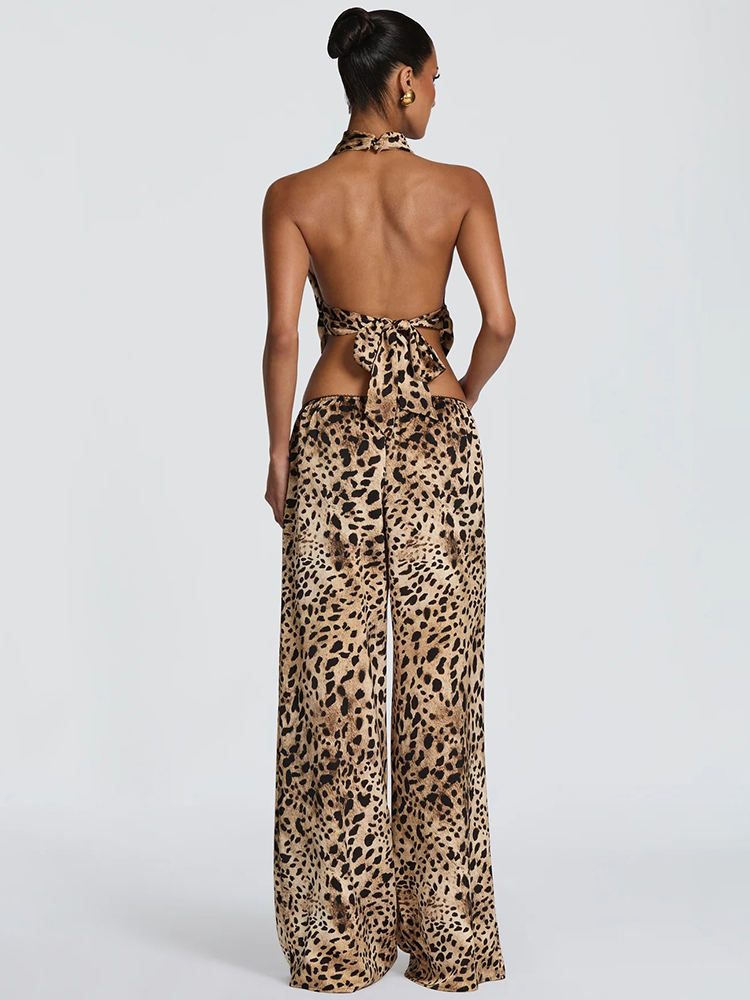 Sisterlinda Leopard Print 2 Pi - огляд і ціна Suspender Tank Top